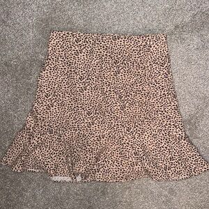 Abercrombie & Fitch animal print skirt size xs 🐆
